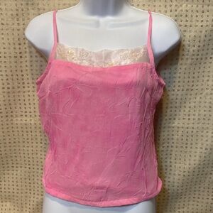 Vintage Y2K Signature Bubblegum Pink Top with Beaded Detailing
